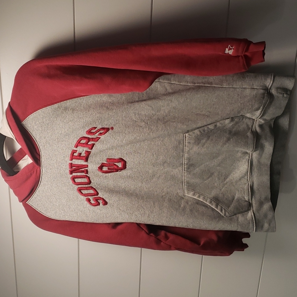 Boys Starter Hoodie - OU - Boomer Sooner